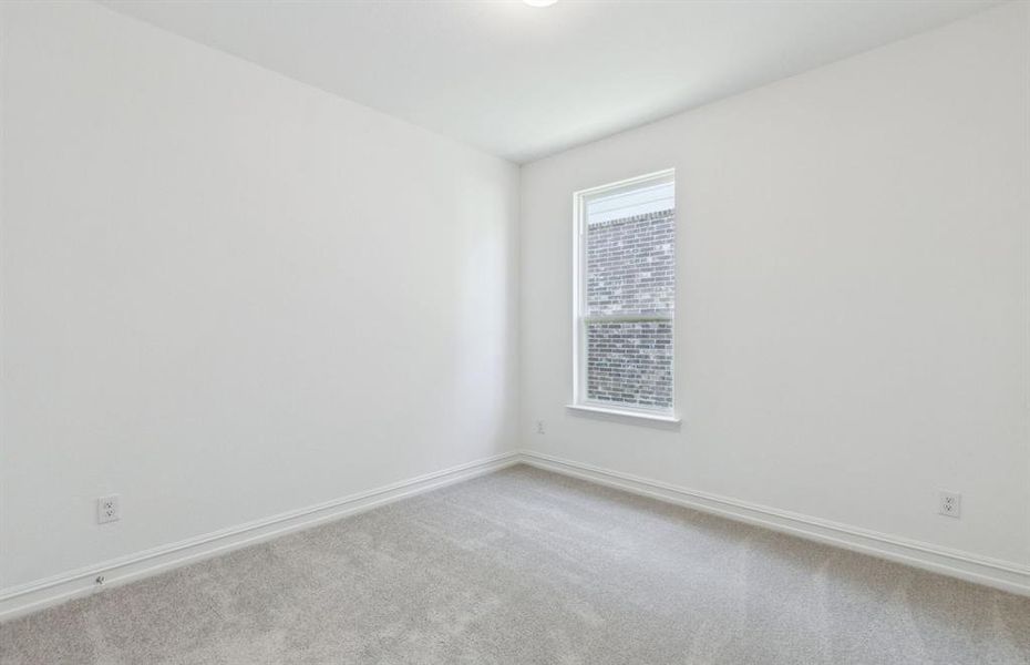 Comfortable secondary bedroom with generous closet space *Real home pictured Comfortable secondary bedroom with generous closet space *Real home pictured