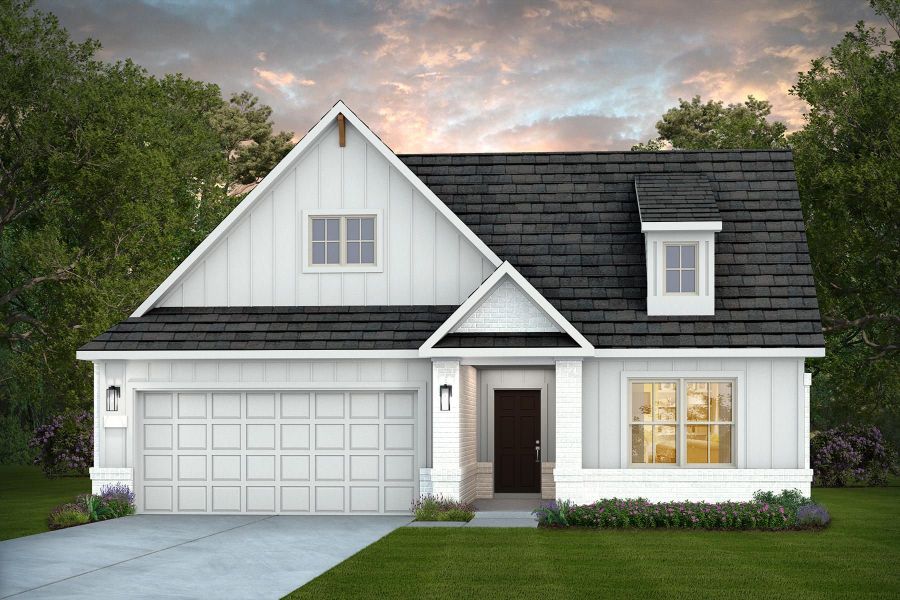 Representative exterior photo of a completed home built from the Blue Sky by Pulte Homes in Corley Farms, Boerne, TX (Image 8).