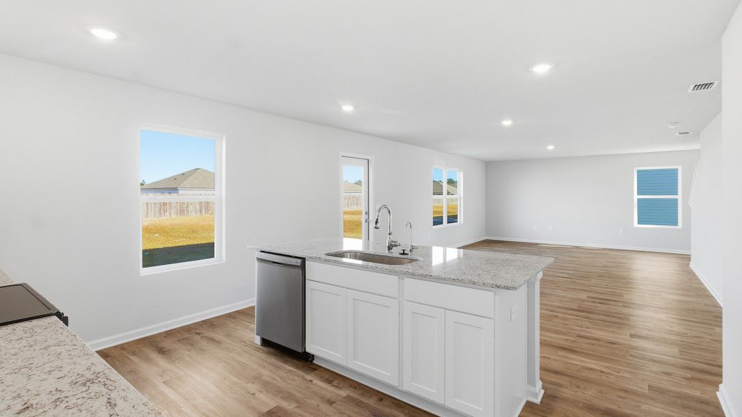 Furnished interior view inside a new home in Wesley Park, Crawfordville (Image 5).