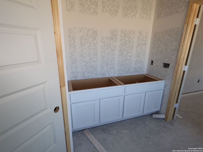 In-progress construction of a new home in Cinco Lakes, San Antonio, TX (Image 24).