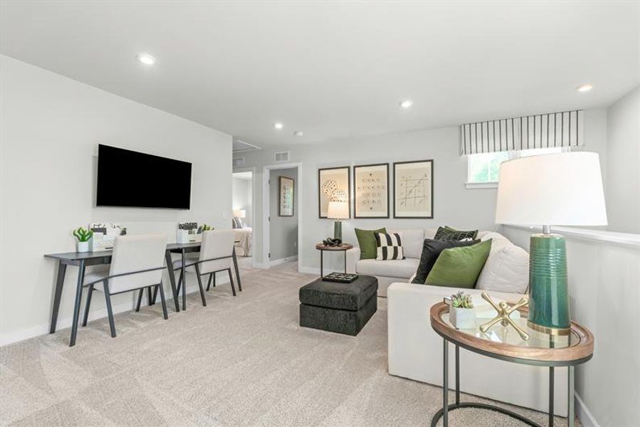 Representative furnished interior of a home built from the Charles by Ryan Homes in East Lake, Leland (Image 16). Representative furnished interior of a home built from the Charles by Ryan Homes in East Lake, Leland (Image 16).