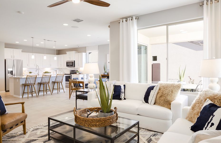 Representative furnished interior of a home built from the Cantania by Pulte Homes in Alamar, Avondale (Image 9).