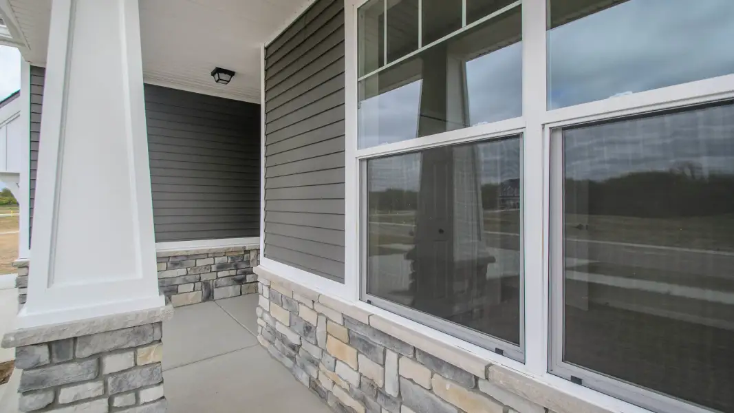 Representative exterior details of a home built from the The Abington by Norfolk Homes in Offsite Builds Southern Michigan, Ann Arbor (Image 4).