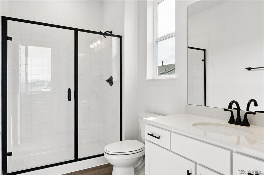 Furnished interior view inside a new home in The Summit at Meridian, Englewood (Image 7).