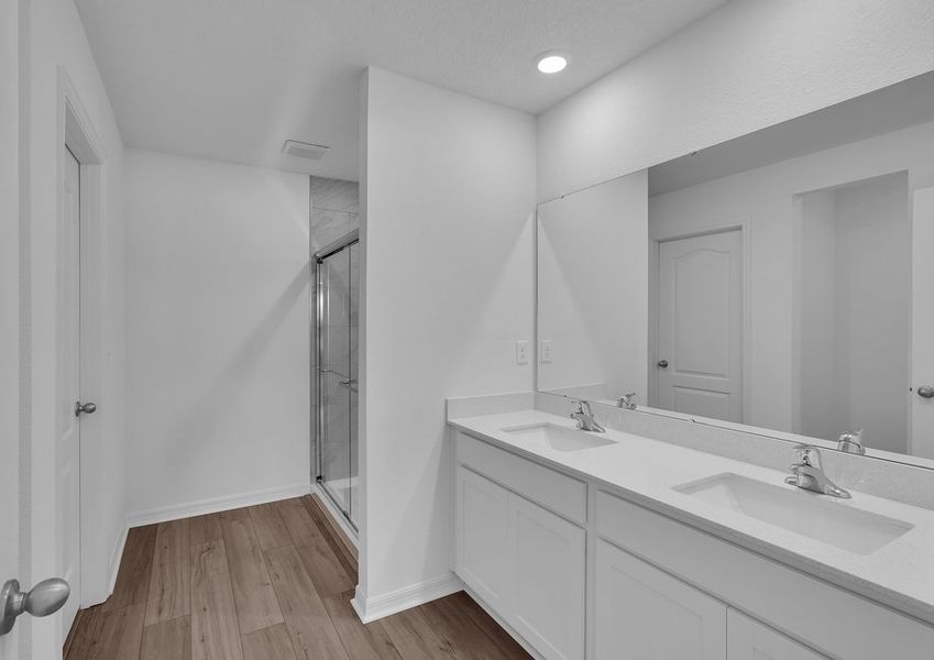 Get ready for your day in the master bathroom Get ready for your day in the master bathroom