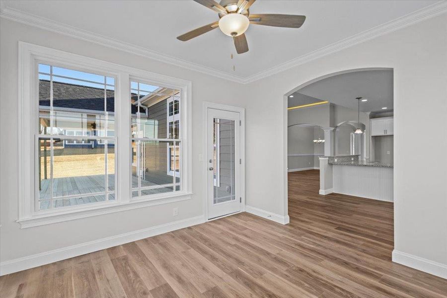 Spacious, unfurnished interior of a new home in Messer Farms, Inman (Image 22).