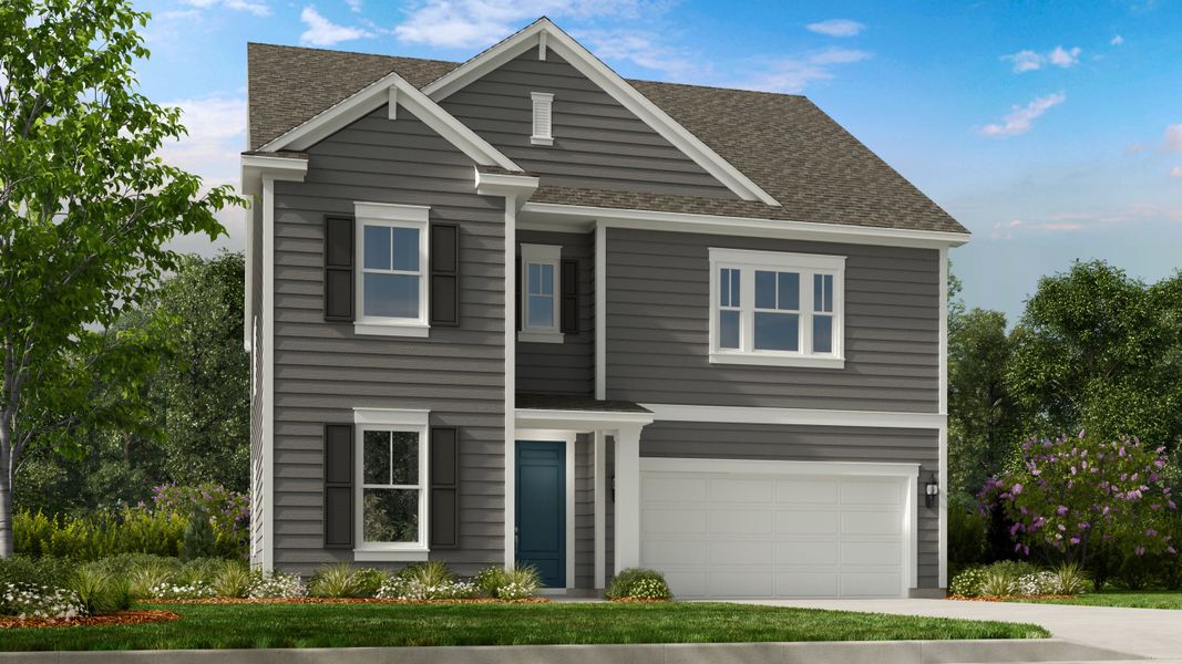 Representative exterior photo of a completed home built from the Somerset by Taylor Morrison in River Falls, Tega Cay, SC (Image 2).