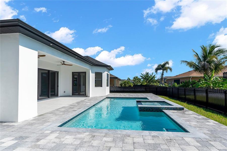 Exterior details and patio area of a home in , Cape Coral (Image 40).