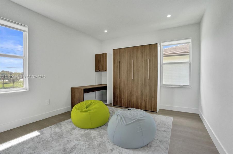 Room with large windows