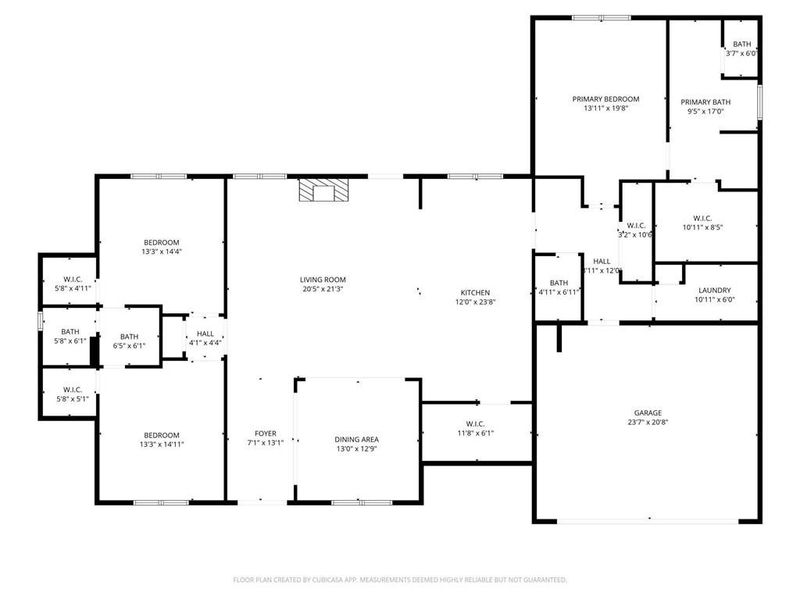 2D floor plan layout of this home in , Gainesville, GA (Image 5).