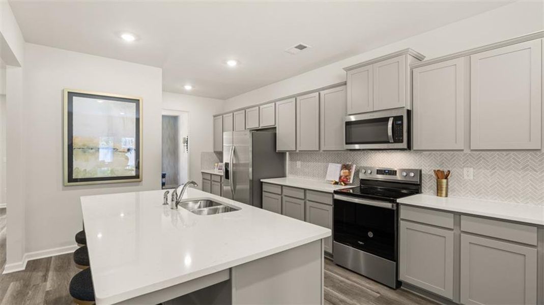 Furnished interior view inside a new home in Jackson Landing, Jefferson (Image 14). Furnished interior view inside a new home in Jackson Landing, Jefferson (Image 14).