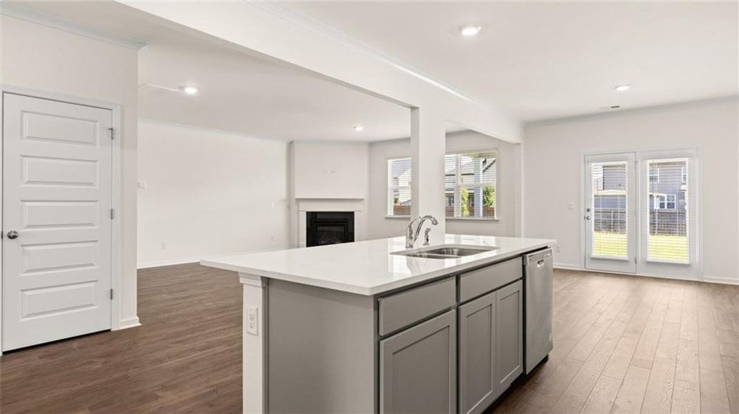 Furnished interior view inside a new home in Bridle Creek, Locust Grove (Image 12).