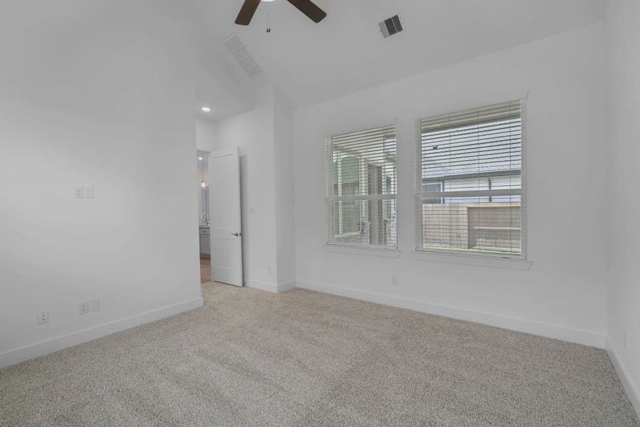Representative unfurnished interior of a home built from the Mickelson by Chesmar Homes in Riceland Alley Loads, Mont Belvieu (Image 80).