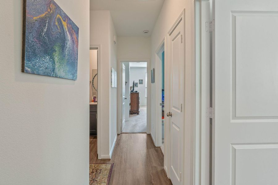 Furnished interior view inside a new home in The Pines At Seven Coves, Willis (Image 5). Furnished interior view inside a new home in The Pines At Seven Coves, Willis (Image 5).