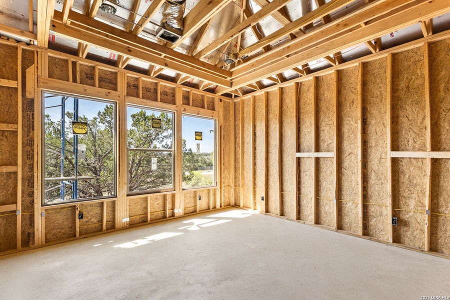 In-progress construction of a new home in , Canyon Lake, TX (Image 16).