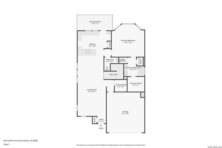 2D floor plan layout of this home in Thomas Pond, San Antonio, TX (Image 6). 2D floor plan layout of this home in Thomas Pond, San Antonio, TX (Image 6).