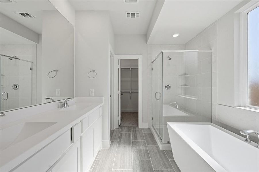 Furnished interior view inside a new home in Bel Air Village: 40ft. lots, Sherman (Image 8). Furnished interior view inside a new home in Bel Air Village: 40ft. lots, Sherman (Image 8).