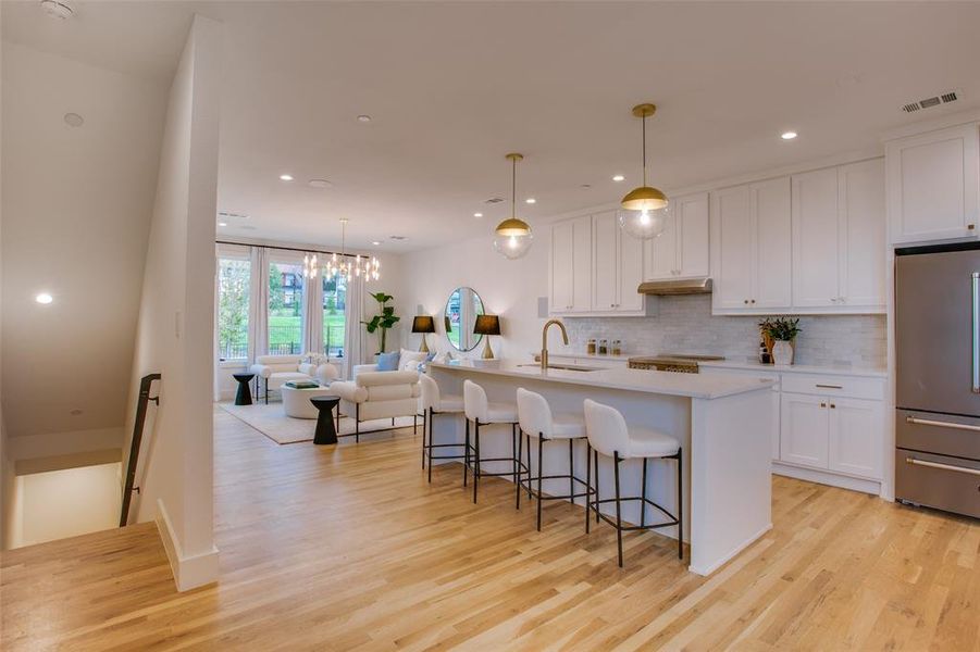 Furnished interior view inside a new home in , Dallas (Image 27). Furnished interior view inside a new home in , Dallas (Image 27).