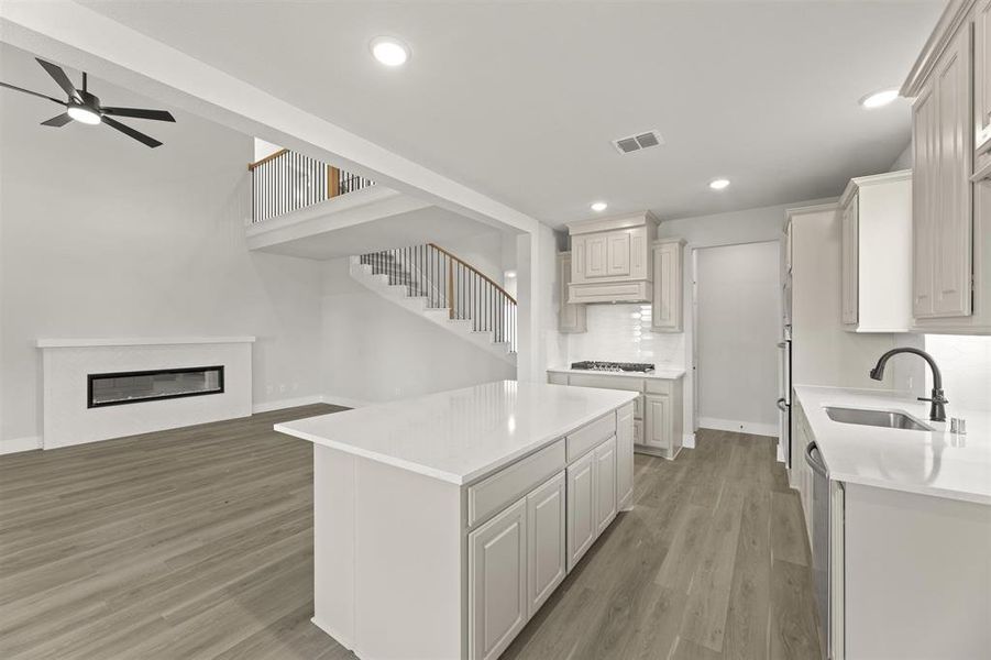 Furnished interior view inside a new home in Trails at Cottonwood Creek, Rowlett (Image 4).