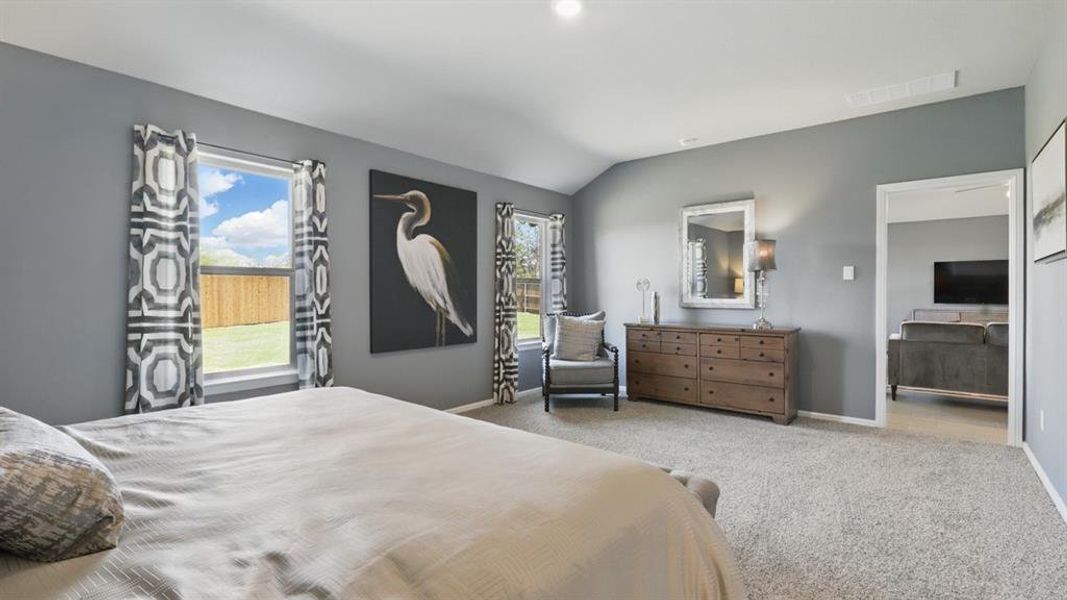 Furnished interior view inside a new home in Lonestar at Liberty Trails, Fort Worth (Image 32).