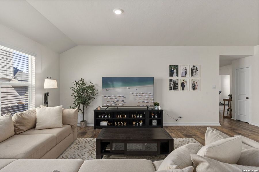 Furnished interior view inside a new home in The Canyons at Amhurst, San Antonio (Image 35).