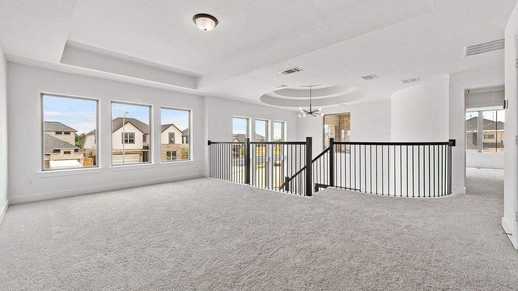 Spacious, unfurnished interior of a new home in The Trails, New Caney (Image 12).