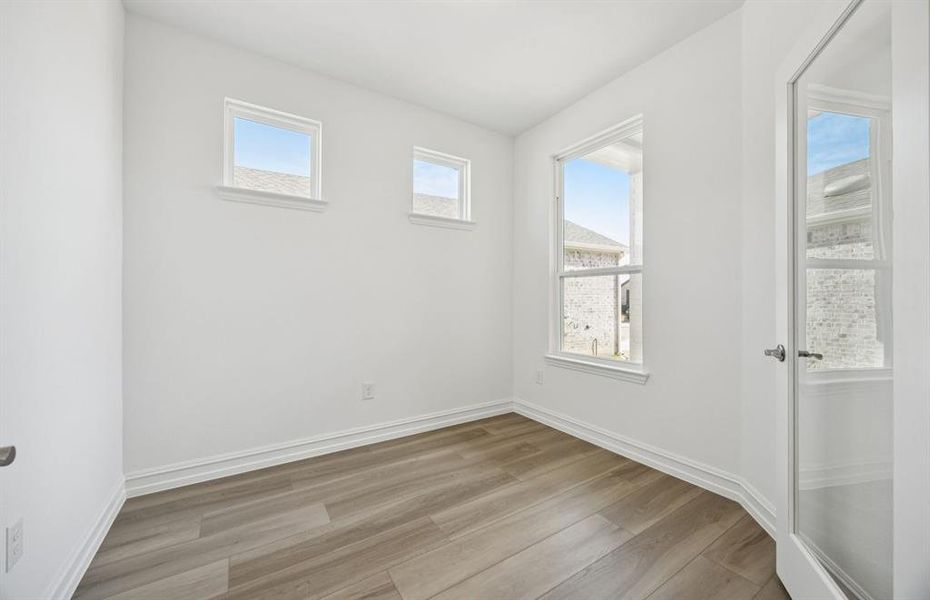 Flex space off entry into home.