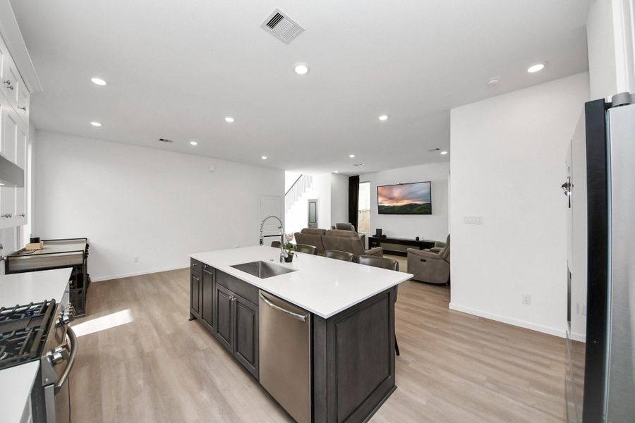 Furnished interior view inside a new home in The Trails, New Caney (Image 20).