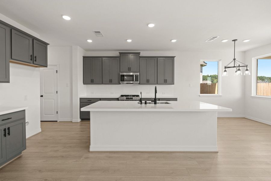 Furnished interior view inside a new home in Katy Lakes 50FT, Katy (Image 11). Furnished interior view inside a new home in Katy Lakes 50FT, Katy (Image 11).