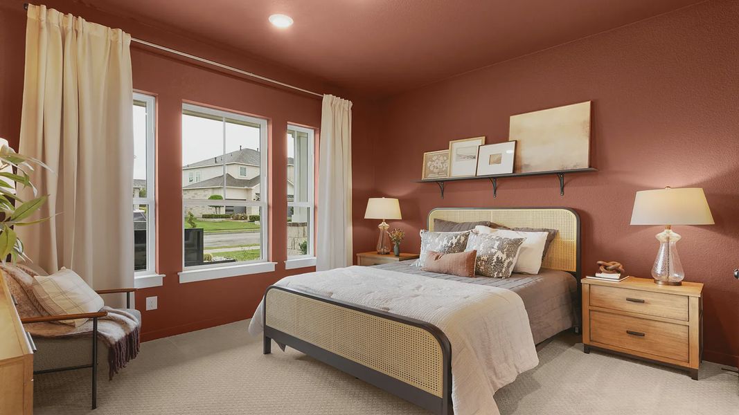 Representative furnished interior of a home built from the Madison by Chesmar Homes in Nolina, Georgetown (Image 5).