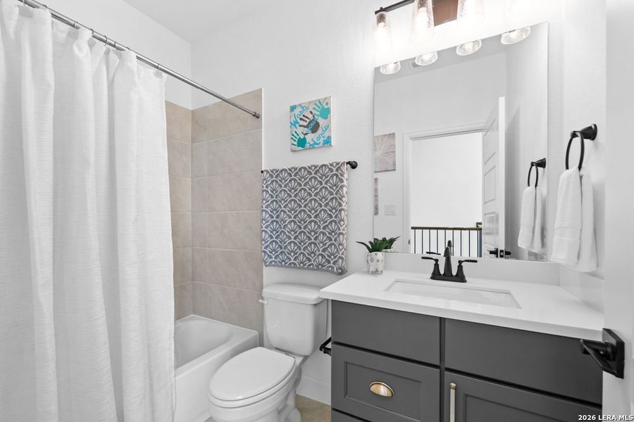 Furnished interior view inside a new home in Esperanza, Boerne (Image 13).