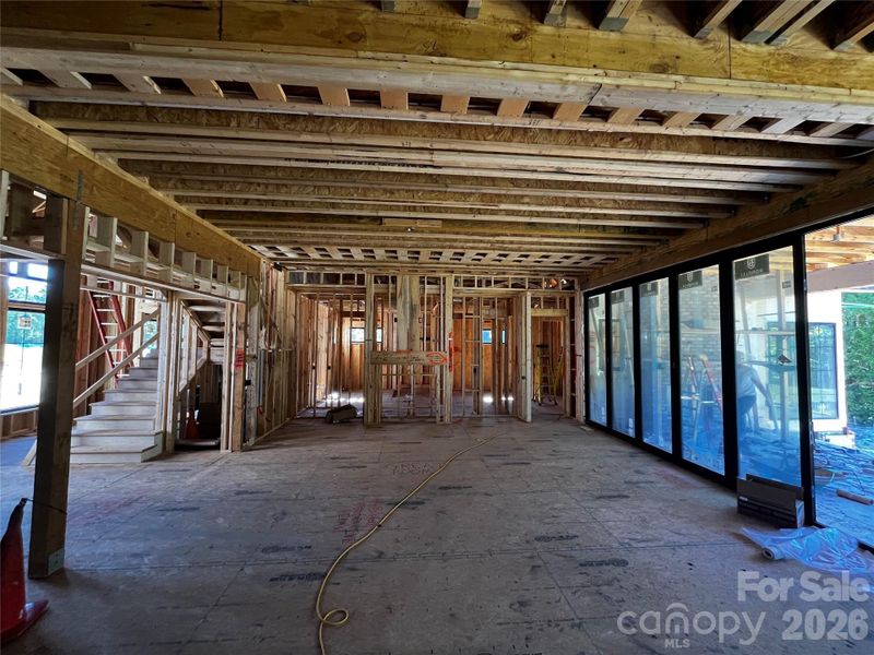 In-progress construction of a new home in Bella Ridge, Fort Mill, SC (Image 30).