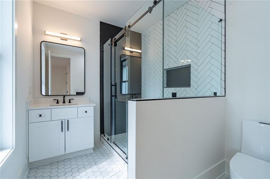 Furnished interior view inside a new home in , Brookhaven (Image 7).