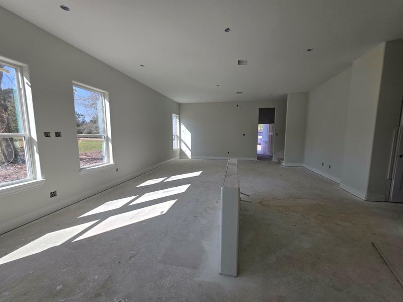 Downstairs living room Downstairs living room