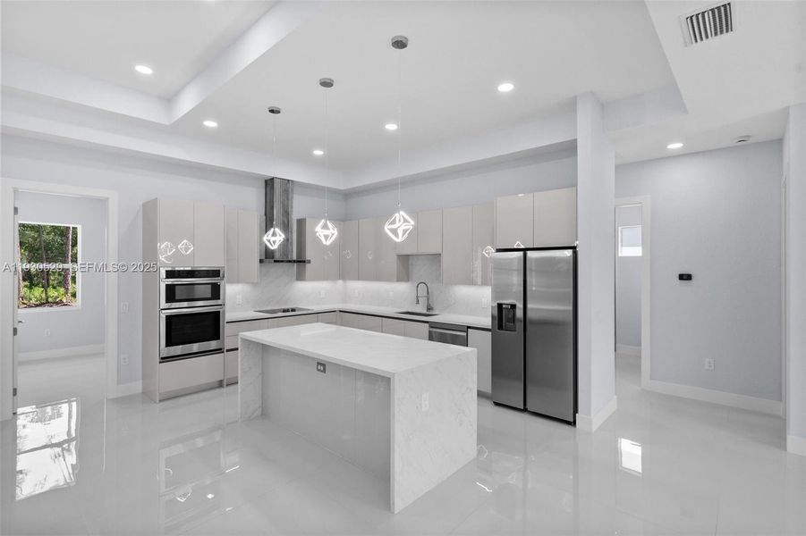 Furnished interior view inside a new home in , Naples (Image 9).