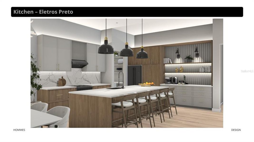 Furnished interior view inside a new home in , Winter Park (Image 19).