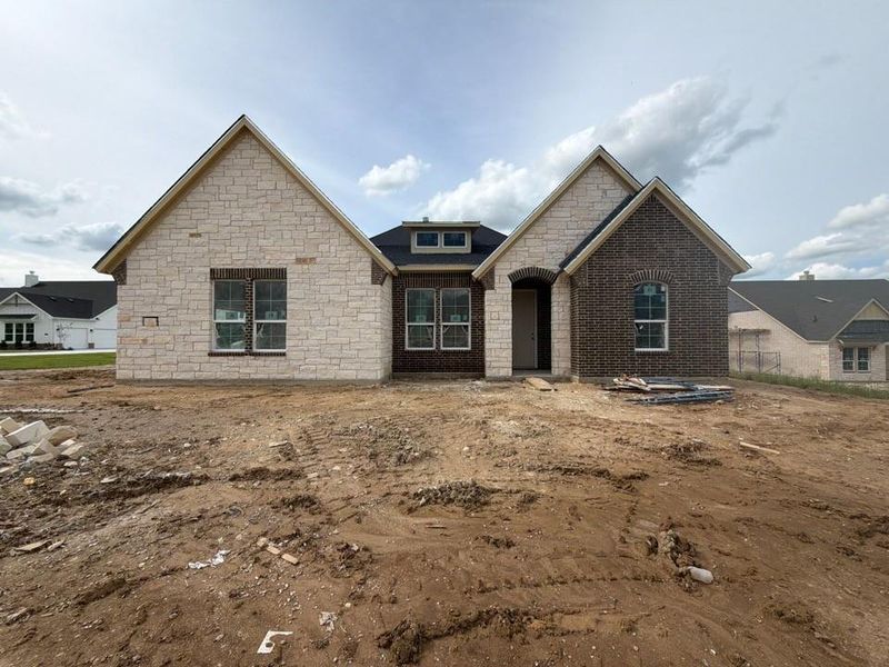In-progress construction of a new home in Eagle Ridge Estates, Weatherford, TX (Image 4).