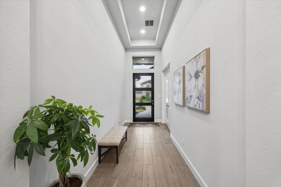 Furnished interior view inside a new home in Sienna, Missouri City (Image 7).