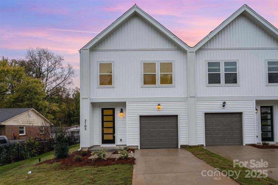 Front exterior of a new home in , Charlotte, NC, highlighting curb appeal (Image 2).