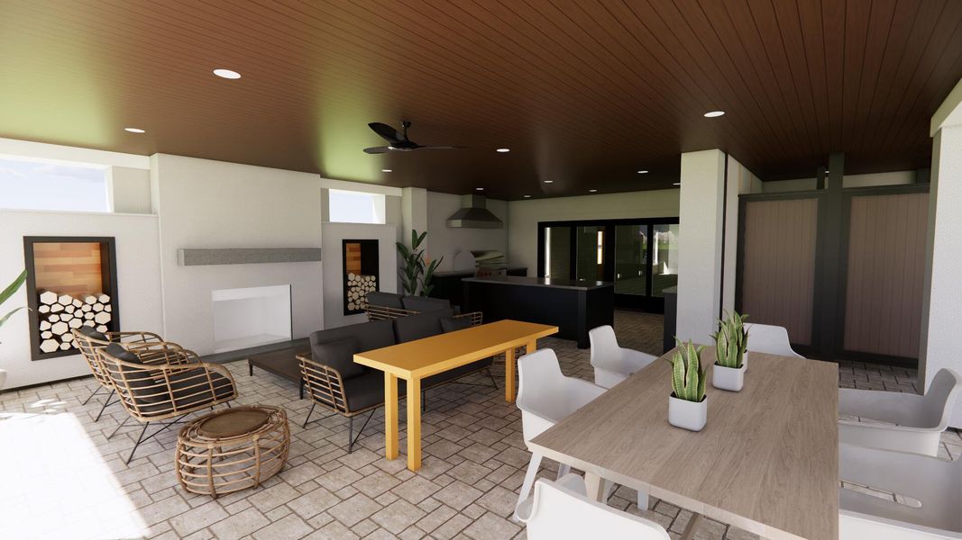 Furnished interior view inside a new home in , Isle Of Palms (Image 3).