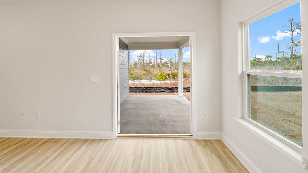 Spacious, unfurnished interior of a new home in Windmark Beach, Port Saint Joe (Image 25). Spacious, unfurnished interior of a new home in Windmark Beach, Port Saint Joe (Image 25).