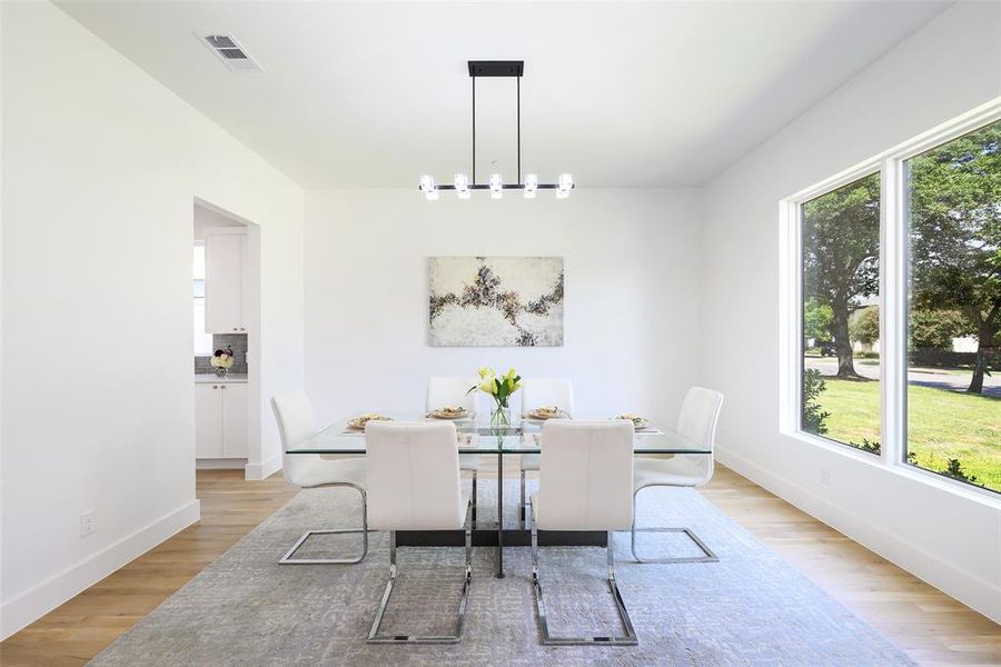 Furnished interior view inside a new home in , University Park (Image 10).