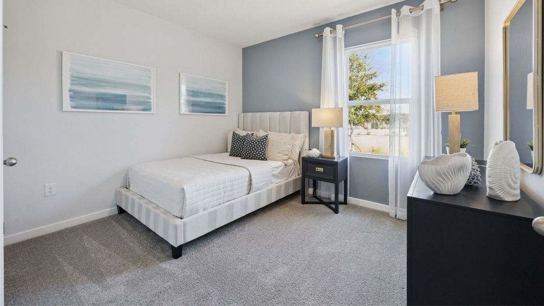 Furnished interior view inside a new home in Kindred, Kissimmee (Image 12).