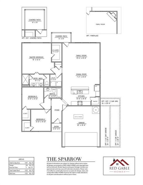 Sparrow - 1467 Square Feet