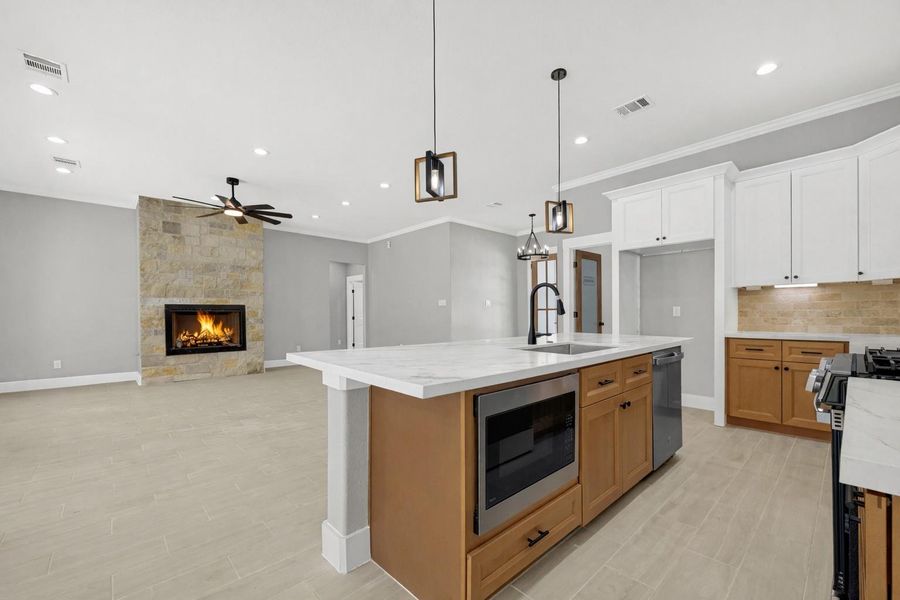 Furnished interior view inside a new home in , Plantersville (Image 8).
