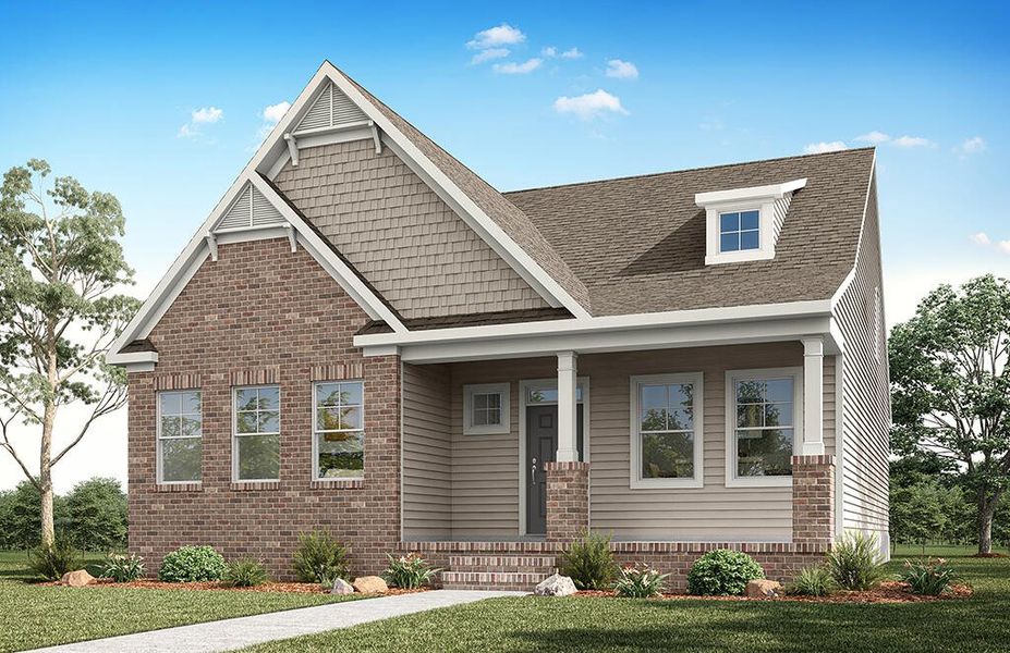 Representative exterior photo of a completed home built from the Aria by Eastwood Homes in Colleton Park, Aiken, SC (Image 7).