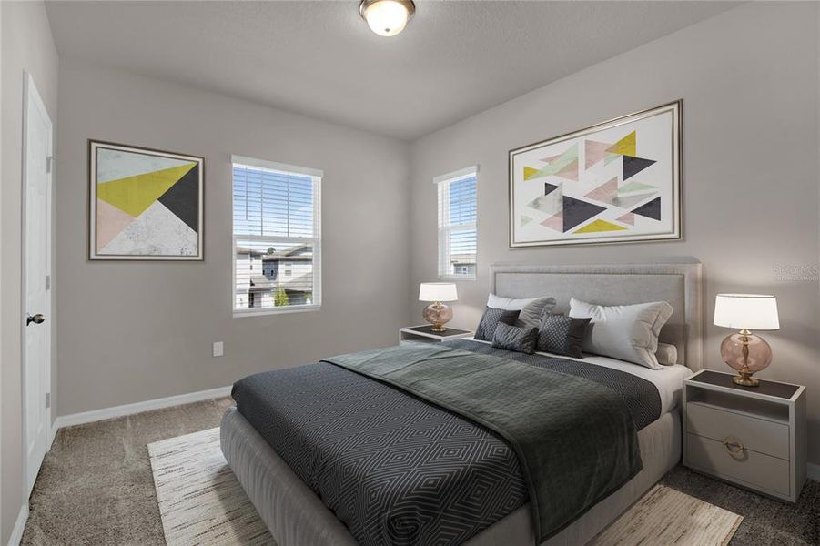 Furnished interior view inside a new home in , Clermont (Image 7).