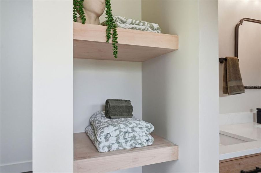 Close-up of interior finishes inside a home in , Webster (Image 42).