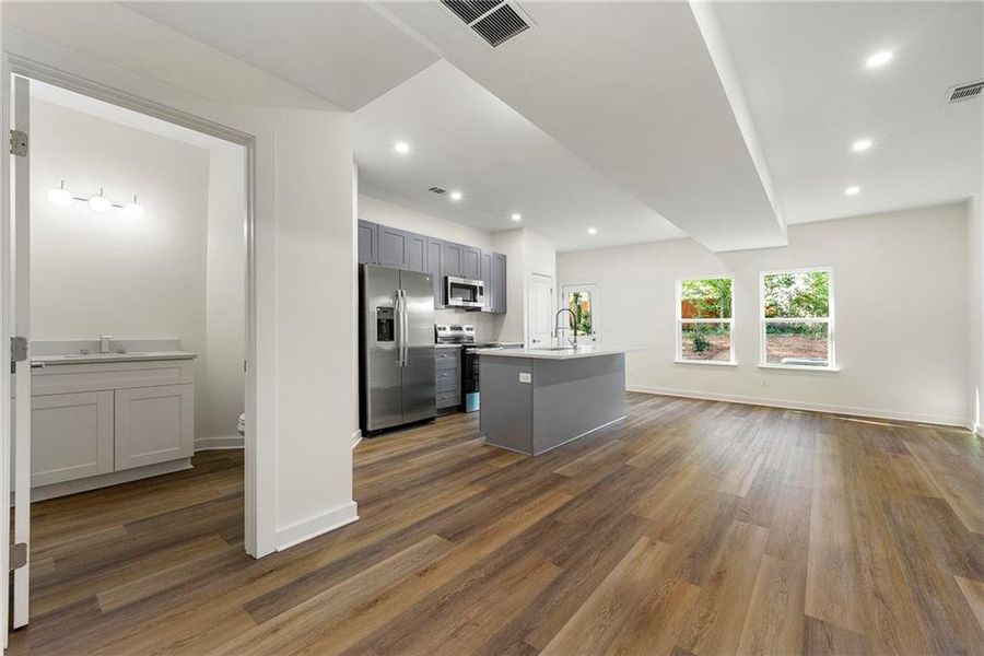 Spacious, unfurnished interior of a new home in , Decatur (Image 9). Spacious, unfurnished interior of a new home in , Decatur (Image 9).