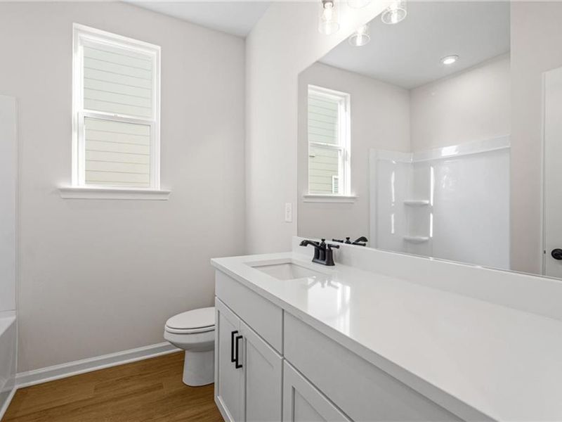 Furnished interior view inside a new home in Kelly Preserve, Loganville (Image 3).